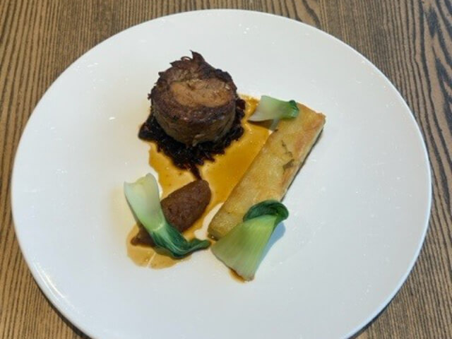 filo eckington manor 3 course dinner