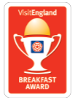 Visit England Breakfast Award Eckington Manor